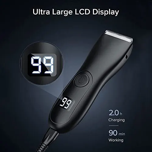 Mens Body Hair Trimmer Balls Shaver for sensitive areas Hair Removal Bikini Trimmer Groin & Body Shaver Groomer Arm Beard Razor thumbnail 5