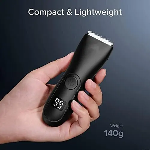 Mens Body Hair Trimmer Balls Shaver for sensitive areas Hair Removal Bikini Trimmer Groin & Body Shaver Groomer Arm Beard Razor thumbnail 6