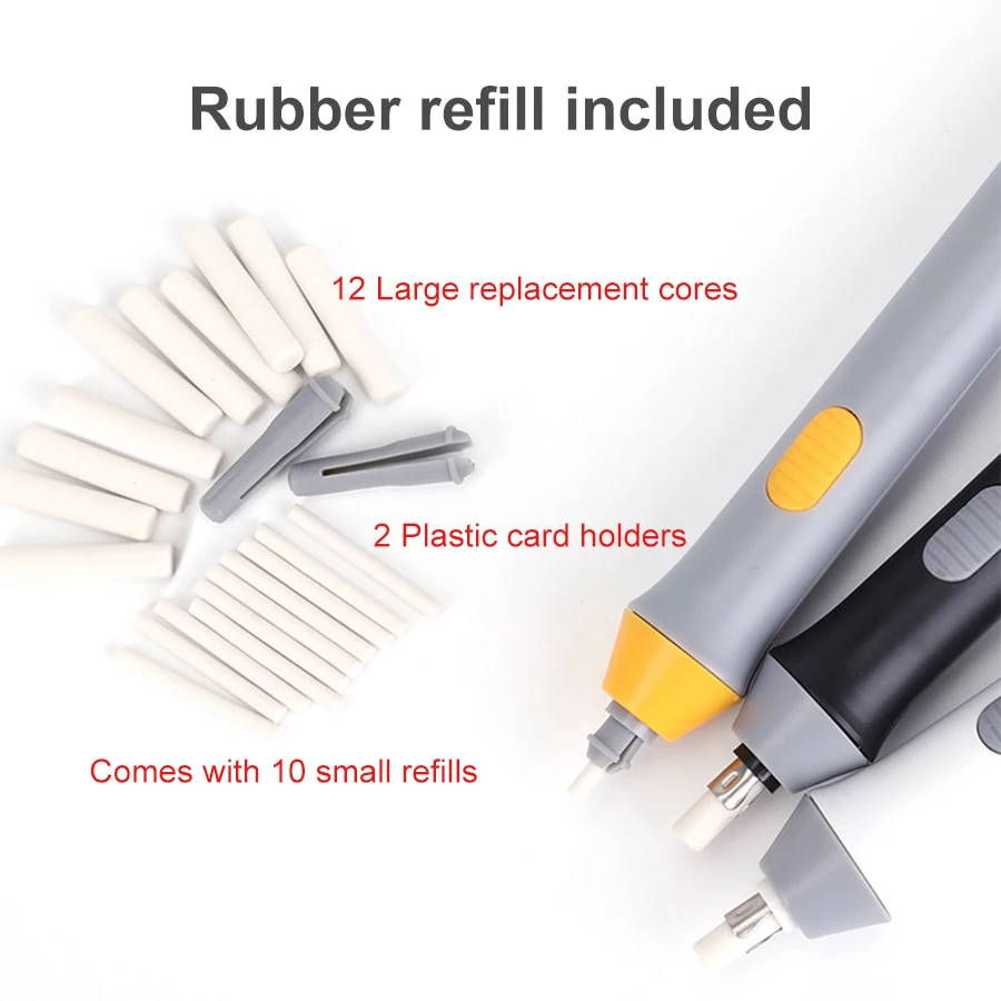 Electric Eraser Art Eraser Set With Refill Sketch Pencil Multi-function Writing Correction School Stationery thumbnail 3