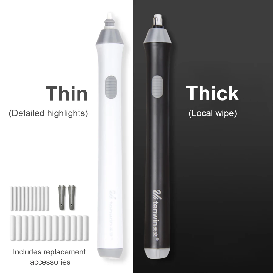 Electric Eraser Art Eraser Set With Refill Sketch Pencil Multi-function Writing Correction School Stationery thumbnail 2