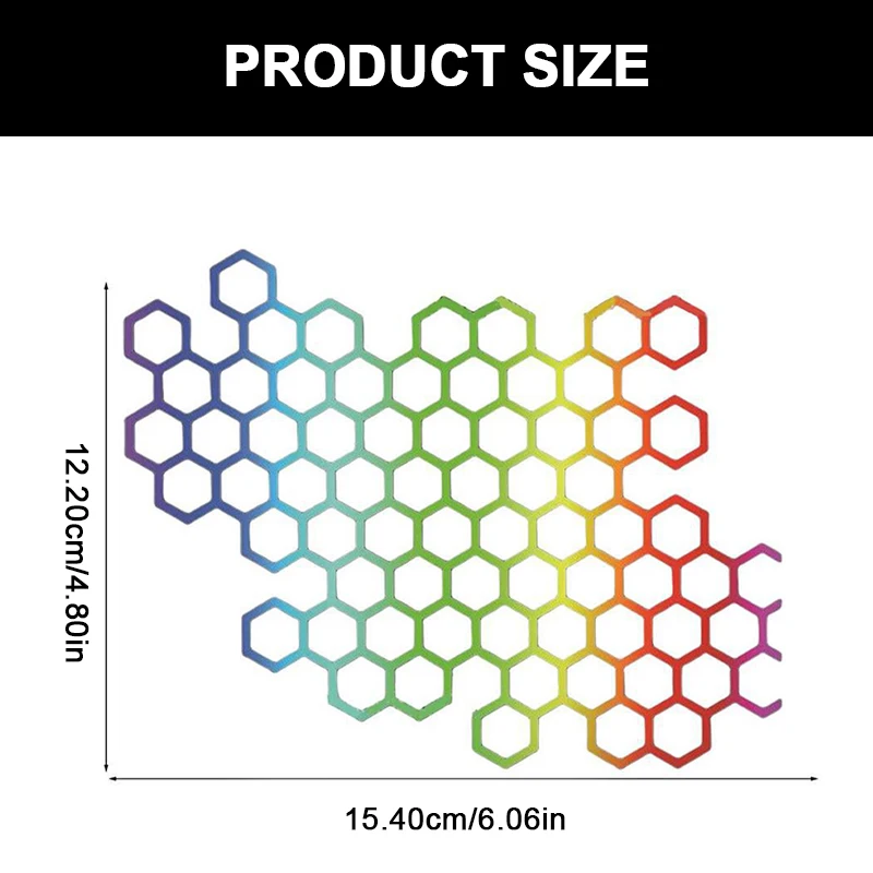 BLALION Motorcycle Sticker Honeycomb Helmet Decals Stickers Car Refit Creative Body Decoration Decals Waterproof Bumper Sticker thumbnail 2