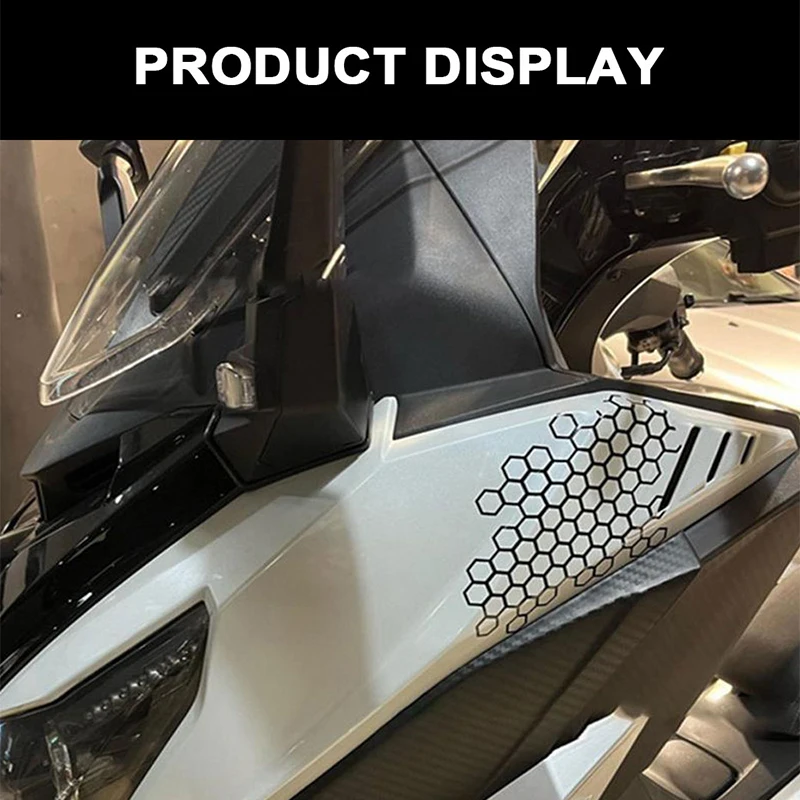 BLALION Motorcycle Sticker Honeycomb Helmet Decals Stickers Car Refit Creative Body Decoration Decals Waterproof Bumper Sticker thumbnail 6