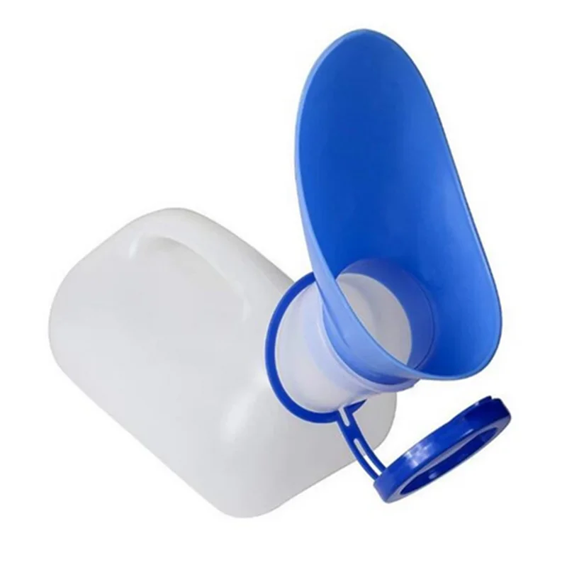 1000ML Portable Plastic Mobile Urinal Toilet Aid Bottle Outdoor Camping Car Urine Bottle For Women Men Journey Travel Kit thumbnail 4