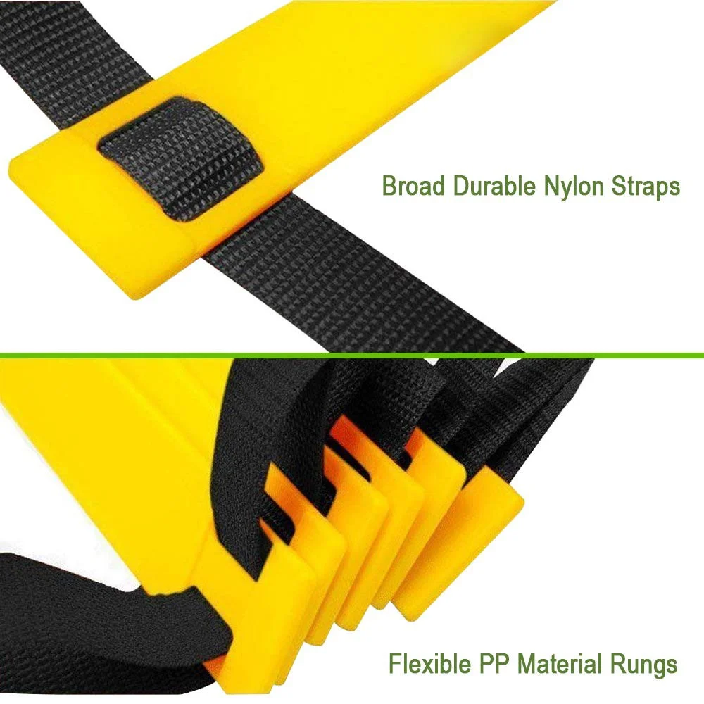 Agility Ladder Football Training Speed and Balance Training Footwork Nylon Strap Jumping Ladder Football Training Energy Ladder thumbnail 4