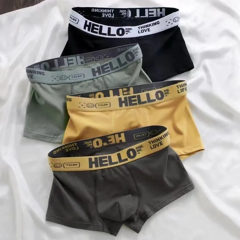 6pieces Mens Underwear Men Cotton Underpants Male Pure Men Panties Shorts Breathable Boxer Shorts Comfortable soft Plus size thumbnail 2