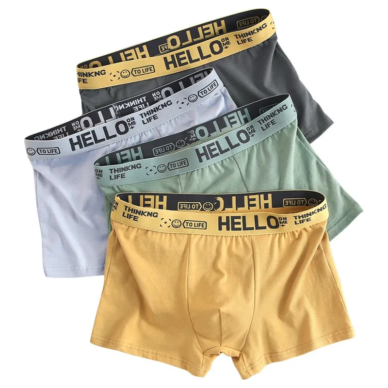 6pieces Mens Underwear Men Cotton Underpants Male Pure Men Panties Shorts Breathable Boxer Shorts Comfortable soft Plus size thumbnail 6