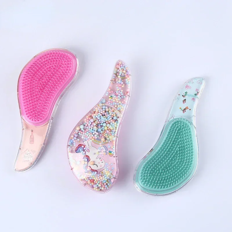 Cartoon Animal Baby Combs High Quality Anti-knot Hair Massager Kids Hair Brushes Hairdressing Comb for Children Adult Hair Care thumbnail 4