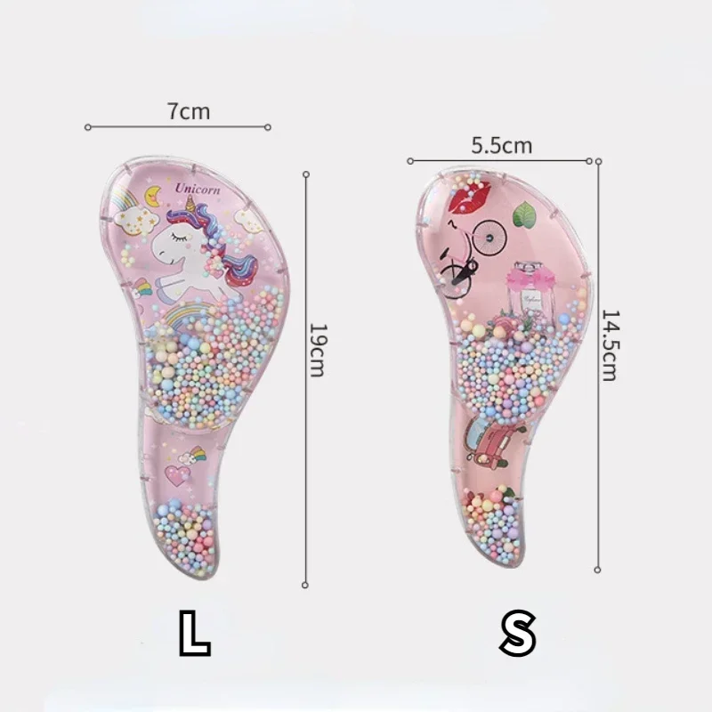 Cartoon Animal Baby Combs High Quality Anti-knot Hair Massager Kids Hair Brushes Hairdressing Comb for Children Adult Hair Care thumbnail 5