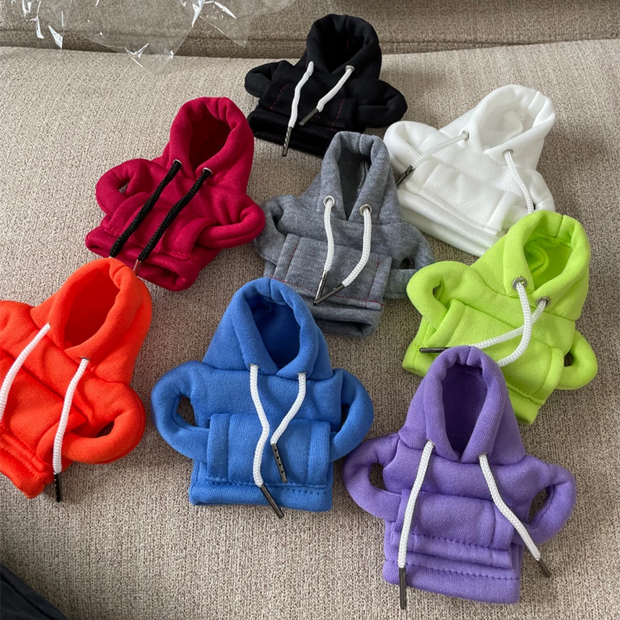 2024 New Car Fashion Hoodie Car Shift Knob Cover Manual Handle Gear Lever Decoration Hoodie Cover Auto Car Interior Accessories thumbnail 5