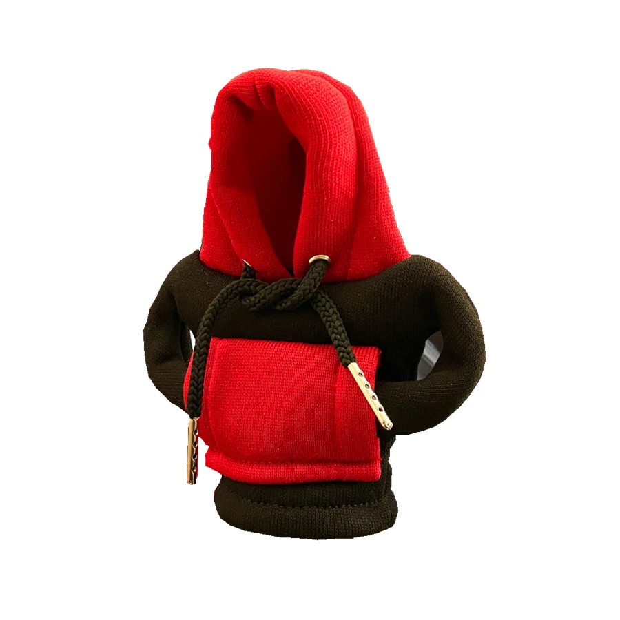 2024 New Car Fashion Hoodie Car Shift Knob Cover Manual Handle Gear Lever Decoration Hoodie Cover Auto Car Interior Accessories thumbnail 6