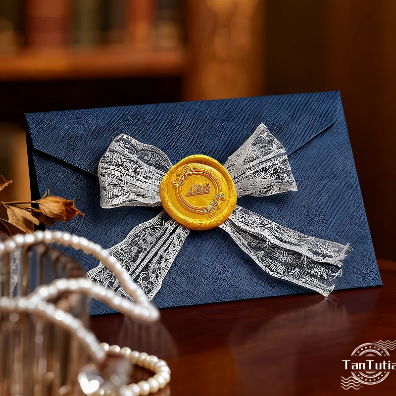 Custom Wax Seals Stickers with Your Design Logo or 2 Initials Monogram Wax Seals for Personalized Wedding Envelope Decoration thumbnail 2