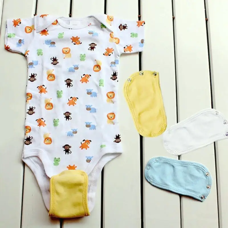 4Pcs/Set New Lovely Baby Romper Partner Super Utility Body Suit Jumpsuit Romper Soft Jumpsuit Bodysuit Lengthen Extender thumbnail 6