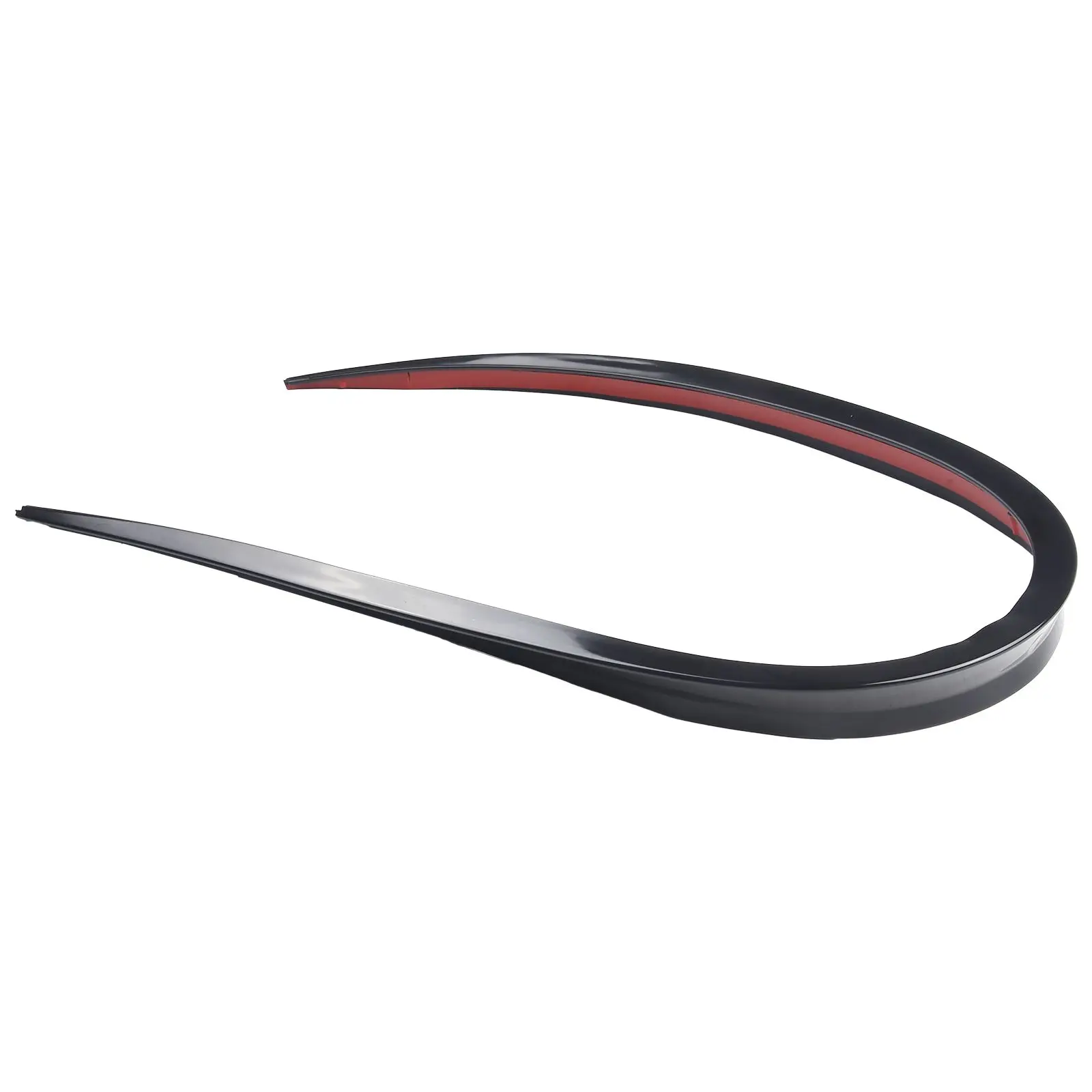 Car ABS Universal 1.2M BlackSpoiler Carbon Fiber Accessory Car Spoiler Soft Car Rear Roof Trunk Spoiler Rear Wing Lip Trim Stick thumbnail 4