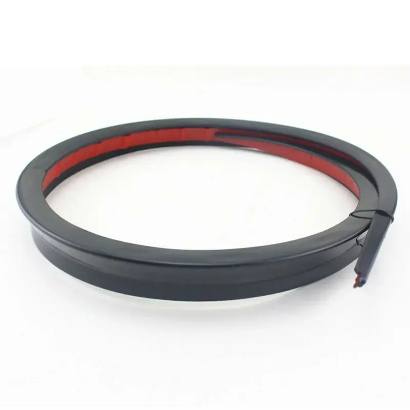 Car ABS Universal 1.2M BlackSpoiler Carbon Fiber Accessory Car Spoiler Soft Car Rear Roof Trunk Spoiler Rear Wing Lip Trim Stick thumbnail 2