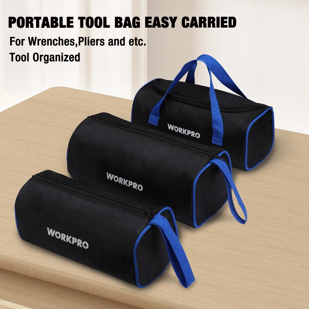 WORKPRO 12 Inch Handheld Multifunctional Tool Bag Electrician Kit Maintenance Tool Storage Bag Repair kit Storage Organize Bag thumbnail 4