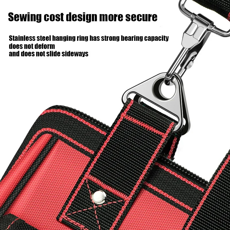 1680D Oxford Cloth Tool Bag Professional Electrician Wrench Waterproof Working Multifunction Organizing Storage Tool Bag thumbnail 5