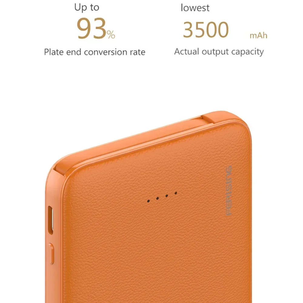 FERISING-Quick Charger Power Bank, 5000mAh, Type C Portable, PD20W, 22.5W, External Battery Charge for Xiaomi Oneplus, Samsung thumbnail 4