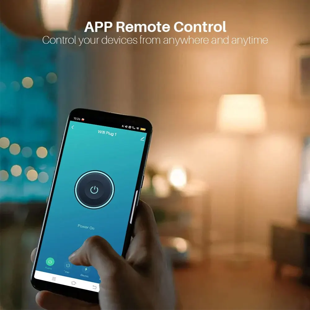Tuya Smart Plug WiFi EU 16A/20A Smart Socket With Power Monitor Timing Smart Life Support Alexa Google Home Yandex SmartThings thumbnail 3