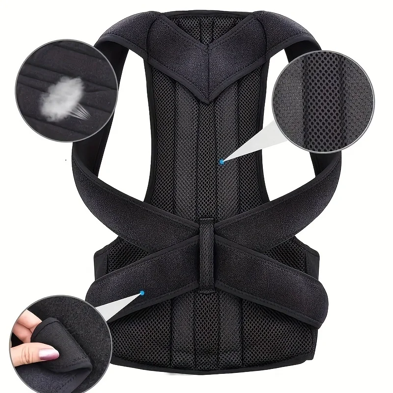 Back Posture Corrector Anti-camel Correction Belt Sitting Posture Correction Belt Back Orthopedic Adjustable Correction Belt New thumbnail 4