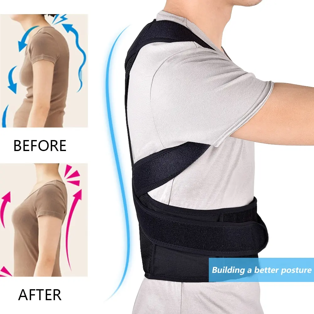 Back Posture Corrector Anti-camel Correction Belt Sitting Posture Correction Belt Back Orthopedic Adjustable Correction Belt New thumbnail 5