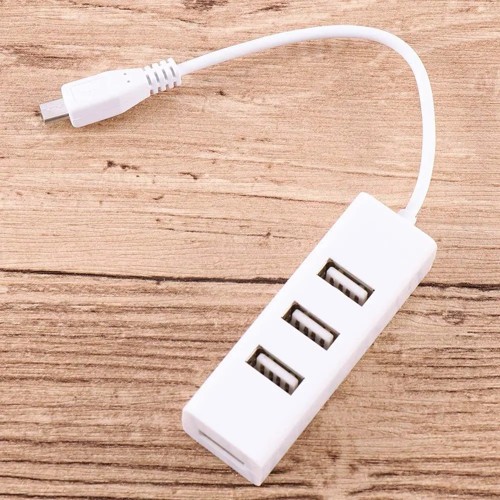 Multi-function Micro USB To 4 Port OTG Hub For Raspberry 0 Power Switch Extension Cable Charging Cable Accessories thumbnail 5