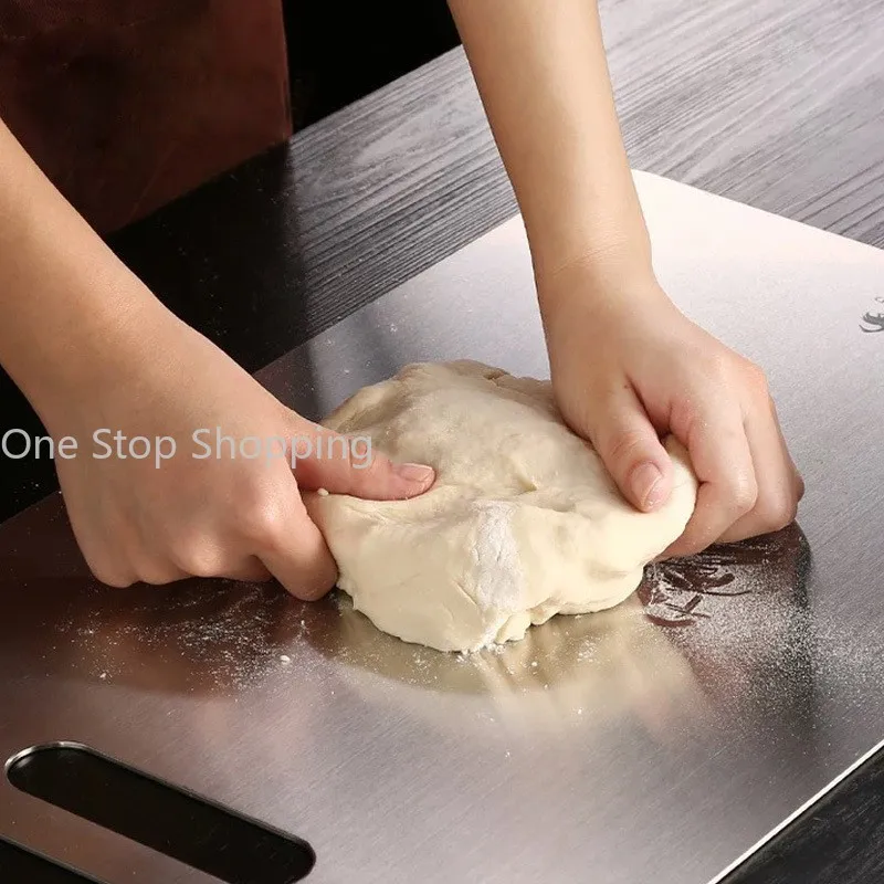 Small to Extra Large Chopping Board Set for Kitchen, Reversible Butcher Block Board with Grip Handle, Kitchen Cutting Board thumbnail 2