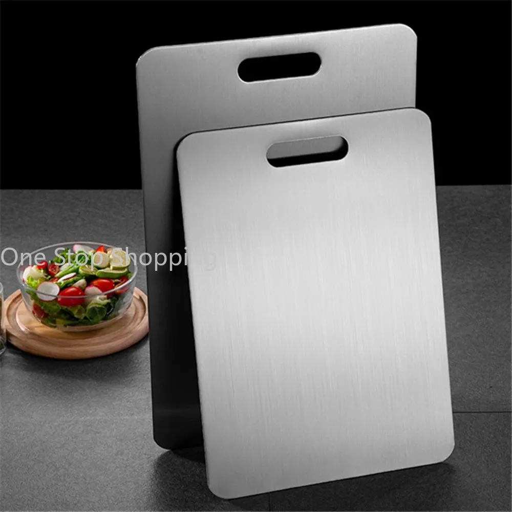 Small to Extra Large Chopping Board Set for Kitchen, Reversible Butcher Block Board with Grip Handle, Kitchen Cutting Board thumbnail 6