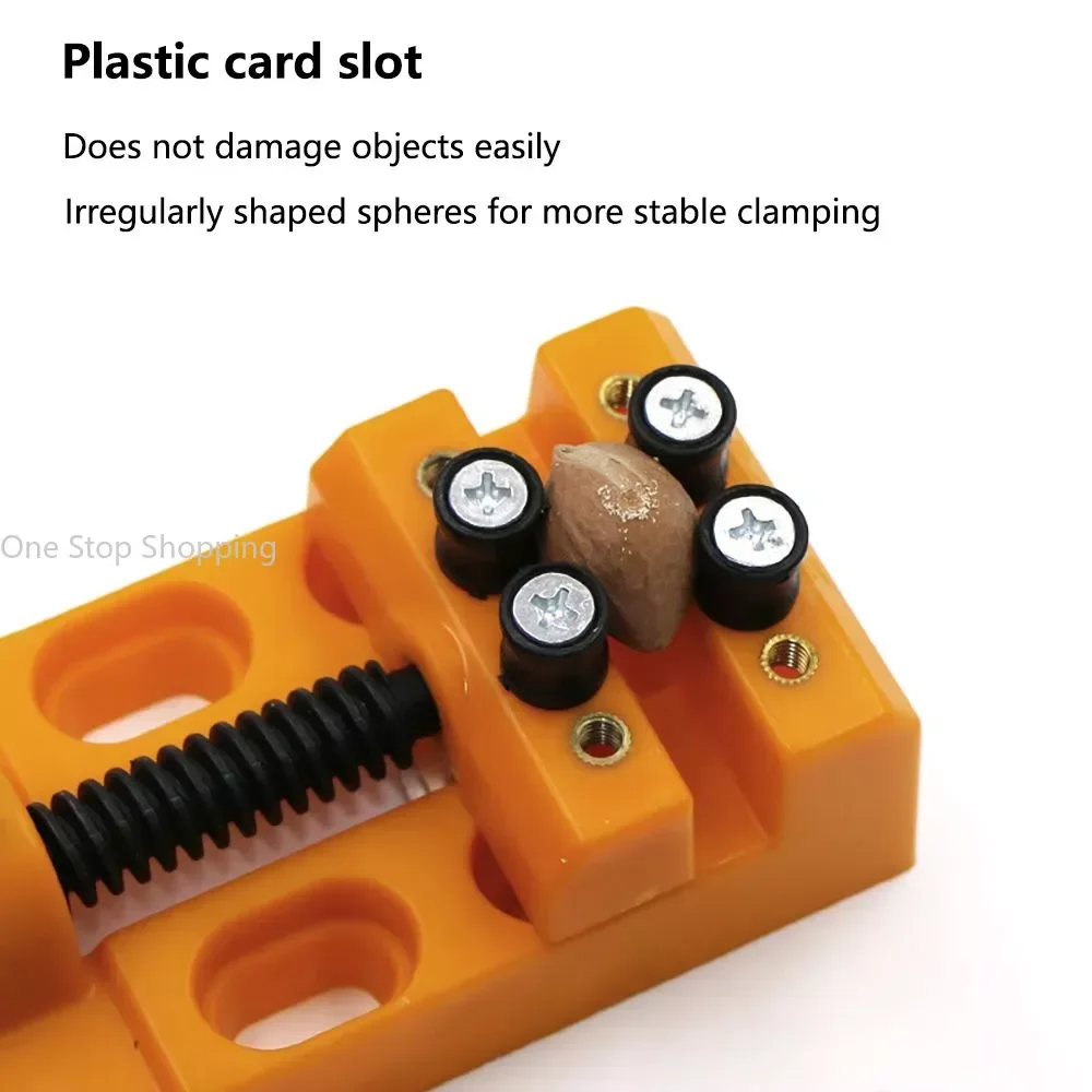 DIY Sculpture Craft Carving Tool Universal Jaw Bench Mini Drill Clamp Fixing Vise Parts Watch Jewelry Small Table Press thumbnail 2