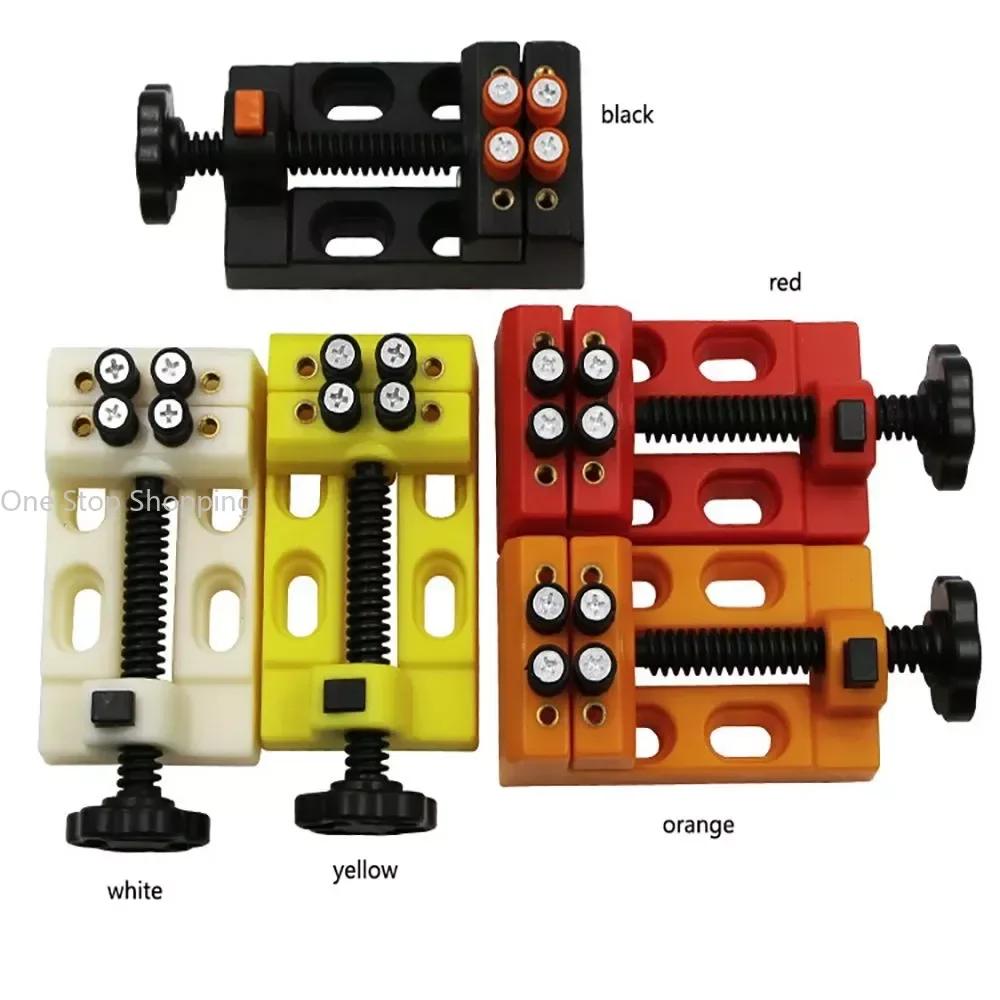 DIY Sculpture Craft Carving Tool Universal Jaw Bench Mini Drill Clamp Fixing Vise Parts Watch Jewelry Small Table Press thumbnail 4