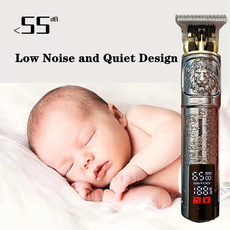 Professional Hair Clipper for Men Cutting Machine Shaving Haircut Beard trimmer Barber Cutter Mower Men's Electric Shaver thumbnail 5