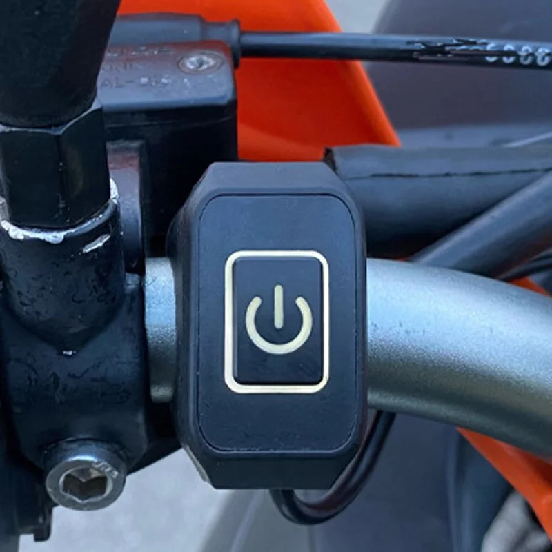 1/2pcs Motorcycle Handlebar Switch ON OFF Headlight Horn Control Modification Switch 22mm Waterproof Button Accessories12V thumbnail 3