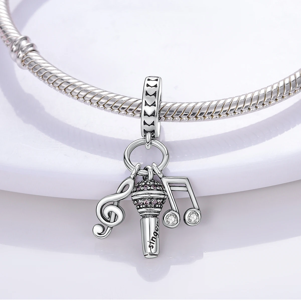 Sport Love Dangle Charm fit Bracelet Necklace Silver Plated Skate Shoes Football Beads Pendant Original Jewelry thumbnail 2