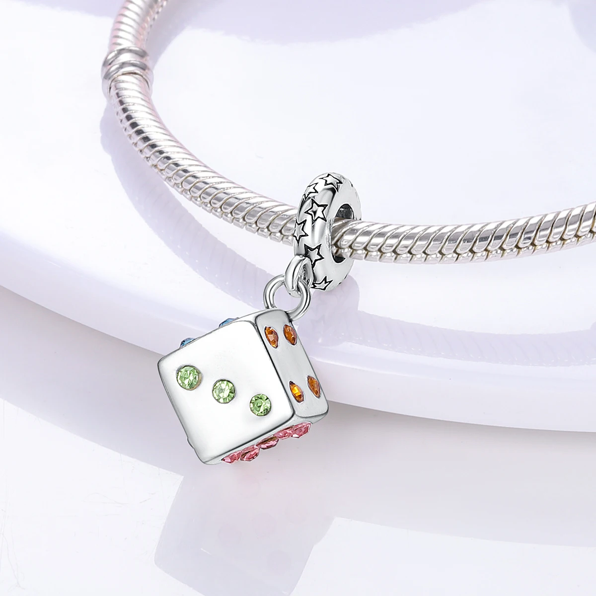 Sport Love Dangle Charm fit Bracelet Necklace Silver Plated Skate Shoes Football Beads Pendant Original Jewelry thumbnail 4