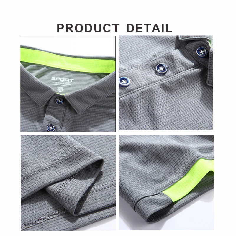 Summer Quick-Drying Polo T Shirt For Men Custom Logo Embroidery Printing Men And Women Golf shirts Personalized Design 2023 New thumbnail 4