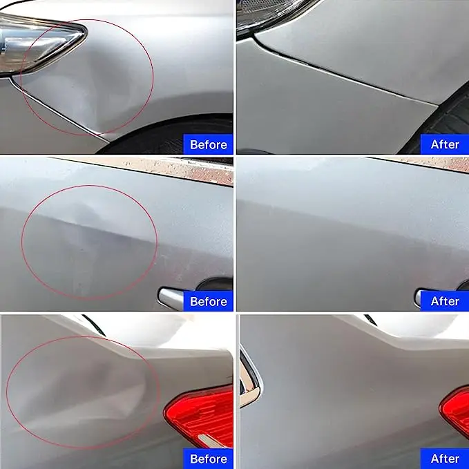 Car Body Sheet Metal Paintless Dent Plastic Puller Kit Auto Hail Pit Removal Repair Tools Hot Multiple Sizes Suction Cup Set thumbnail 5