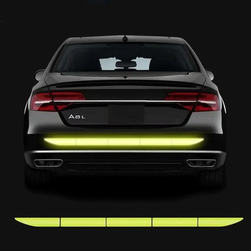 Car Sticker Reflective Warning Safety Tape Anti Collision Warning Reflective Sticker for Automobile Trunk Night Reflective thumbnail 5