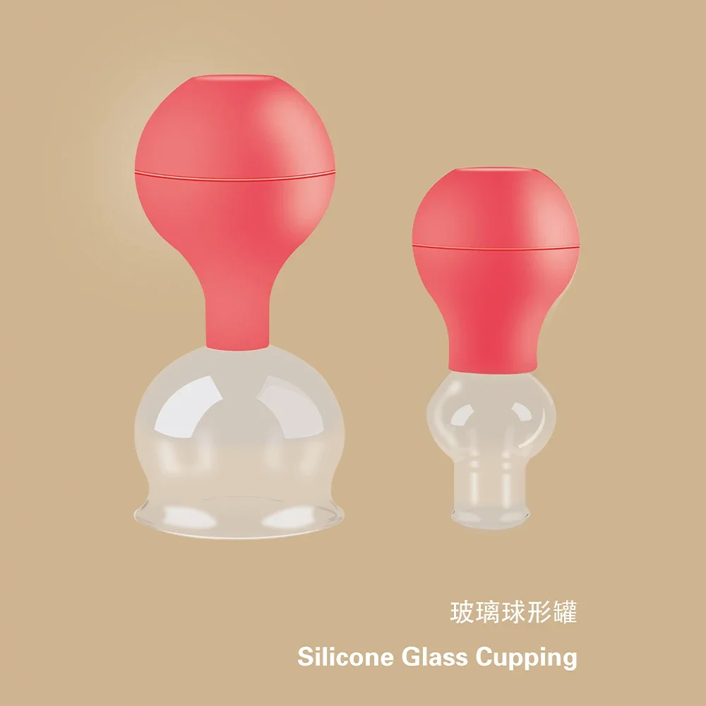 Zhongyan Taihe Brand Rubber Head Glass Vacuum Cupping Massage Health and Beauty Jar  Cupping thumbnail 2