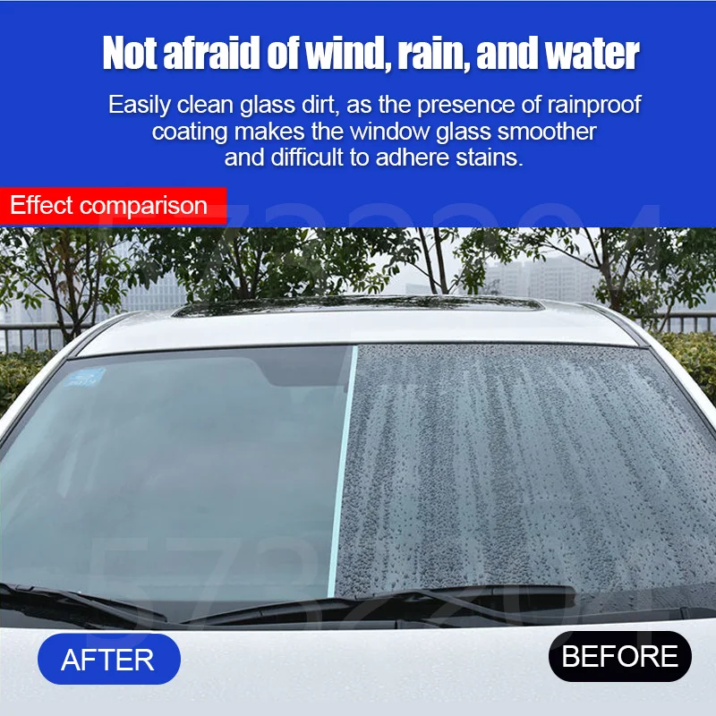 Car Glass Anti-rain Water Spray Repellent Nano Coating Hydrophobic Waterproof Agent Oil Film Removing  Auto Glass Film Agent thumbnail 2