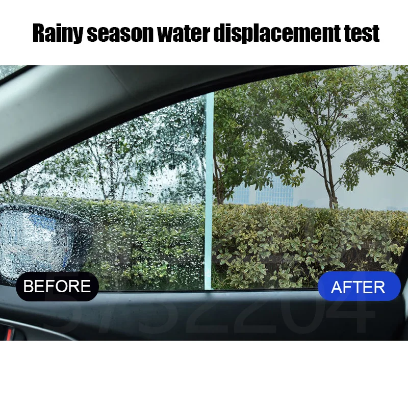 Car Glass Anti-rain Water Spray Repellent Nano Coating Hydrophobic Waterproof Agent Oil Film Removing  Auto Glass Film Agent thumbnail 3