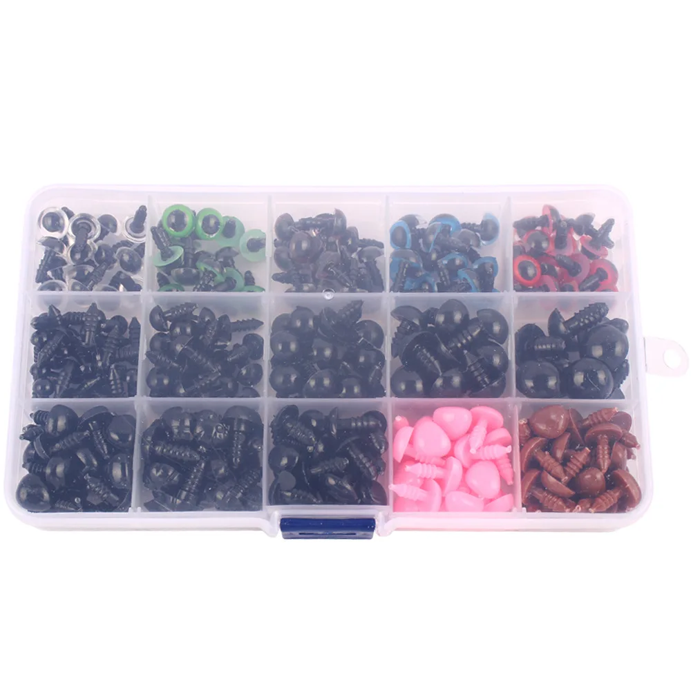Mix Size 560pcs Wiggly Googly Eyes  For Animal Eyeball Nose Kindergarten Children Craft Y0104 thumbnail 4