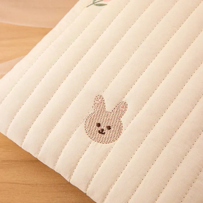 Cotton Baby Diaper Bag Nappy Pouch Travel Stroller Storage Bags South Korea's Ins Cute Bear Embroidery Mommy Bag Handbags thumbnail 6