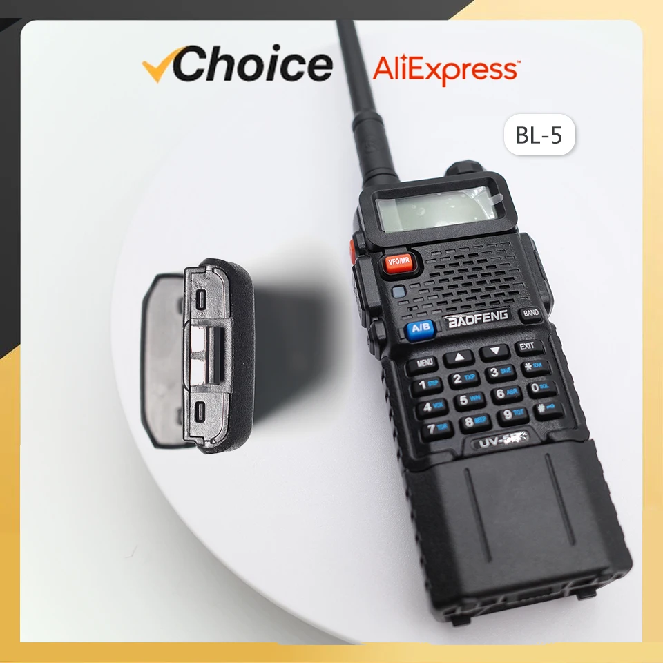 Baofeng UV-5R Battery Case BL-5 AAA batteries Shell Extended AA Battery Housing for UV-5R DM-5R UV-5RE Walkie Talkie Accessories thumbnail 6