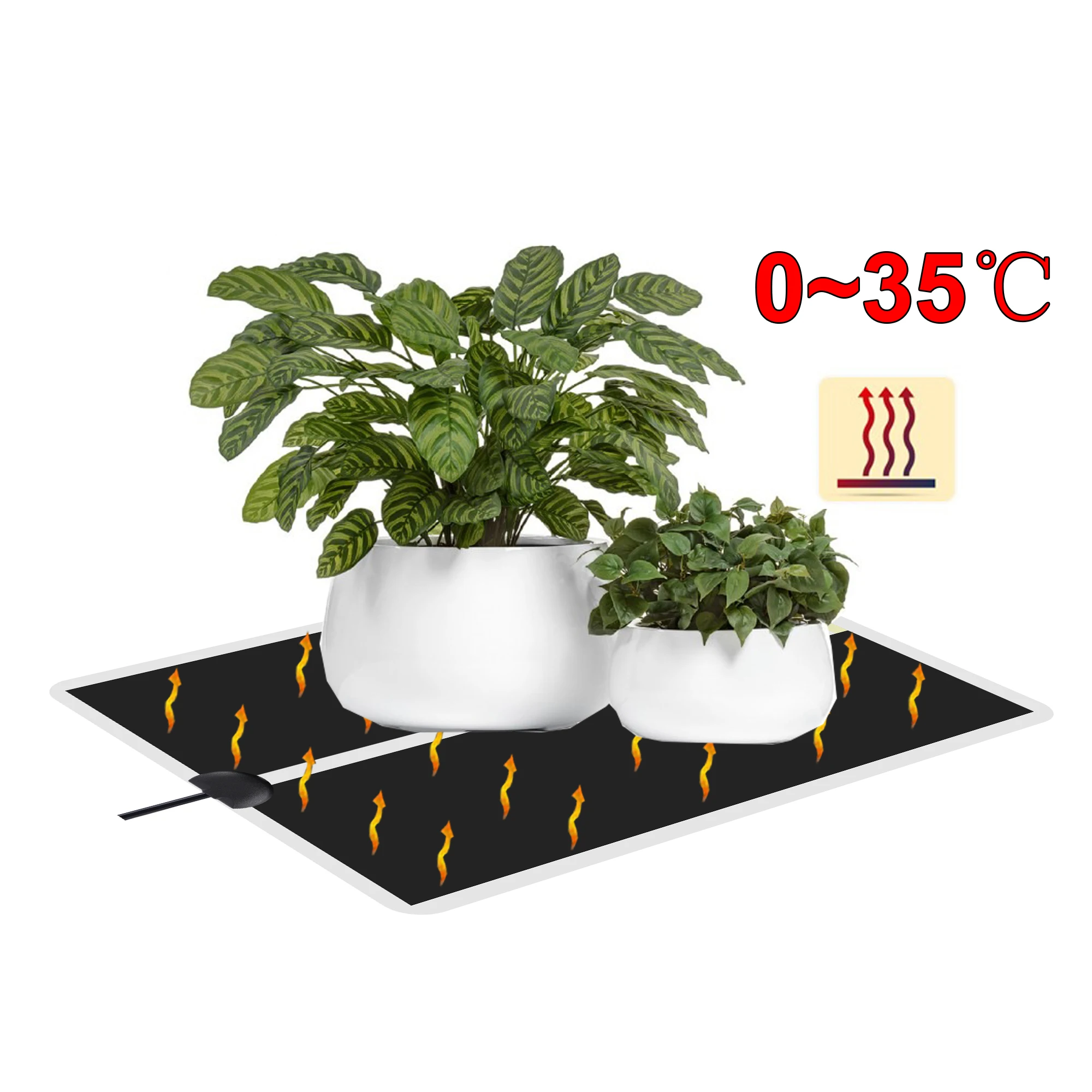 5~45W Seedling Heat Mat 220V~240V Plant Seed Germination Propagation Warm Pad Plant Flower Vegetable Winter Anti-cold Heat Mat thumbnail 4