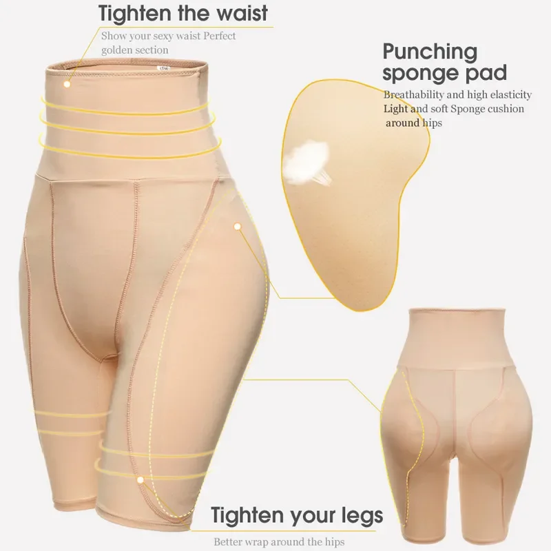 YBFDO Hip Shapewear Panties Women Butt Lifter Shaper Panties Sexy Body Shaper Push Up Panties Hip Enahncer Shapewear with Pads thumbnail 5