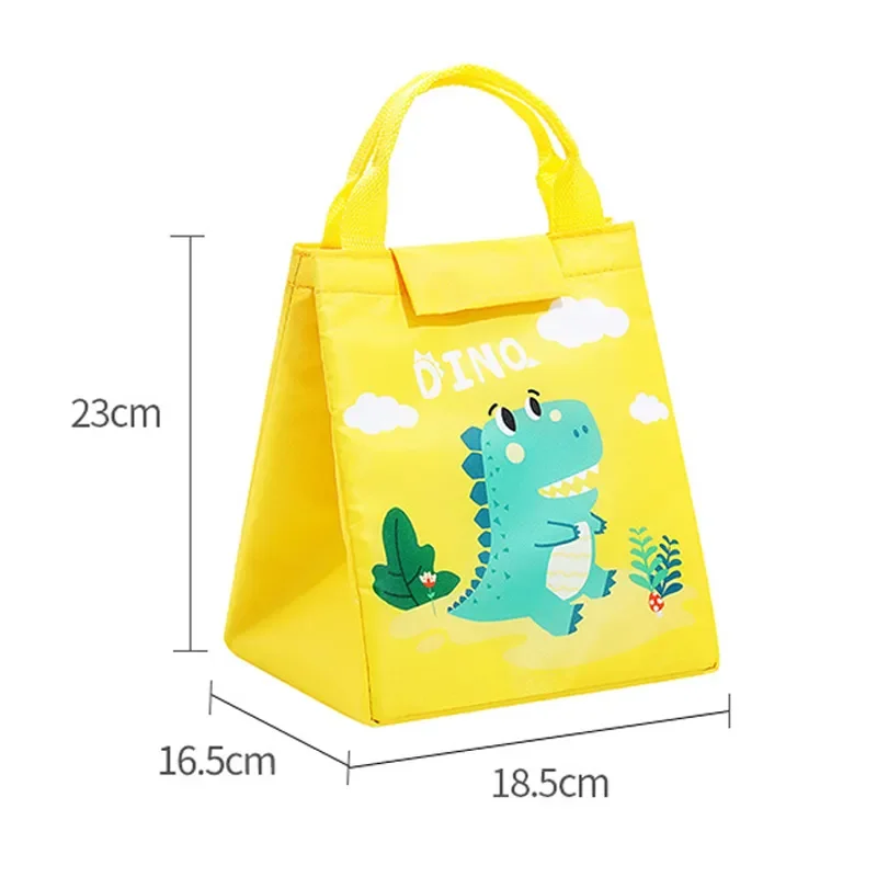 Kids Lunch Bag for School Portable Thermal Bag Children Cartoon Insulated Lunch Bag Cooler Bento Pouch Dinner Container Handbags thumbnail 5
