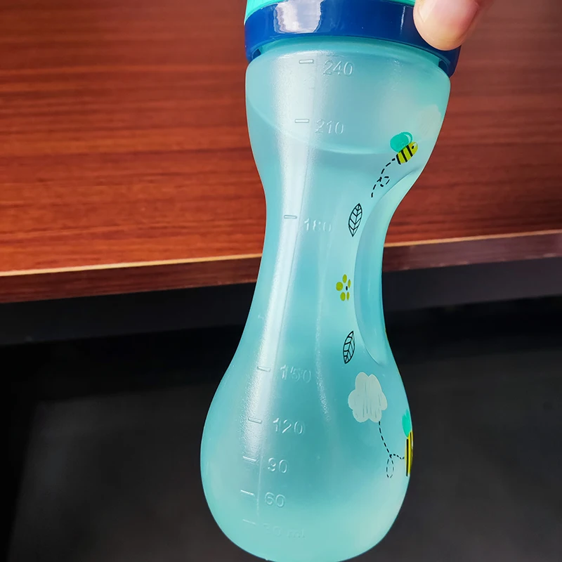Baby Nipple Bottle Baby Straw Bottle Newborn Bottle PP Feeding Bottle Kids Boys Girls Anti-choking Bottles Silicone Nipple thumbnail 4