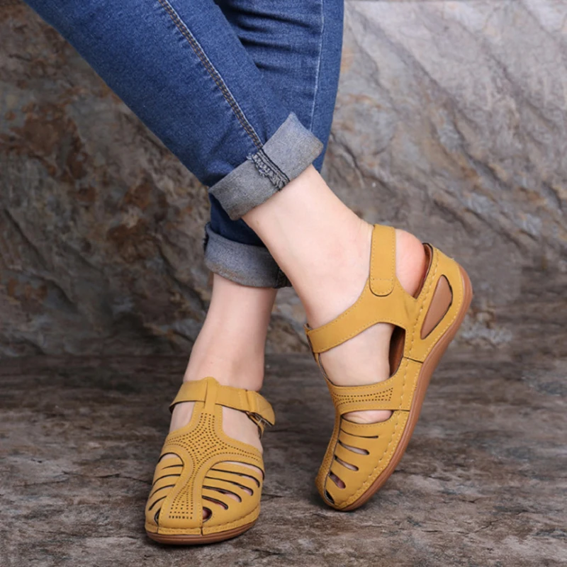 Women Sandals Bohemian Style Summer Shoes For Women Summer Sandals With Heels Gladiator Sandalias Mujer Elegant Wedges Shoes thumbnail 4