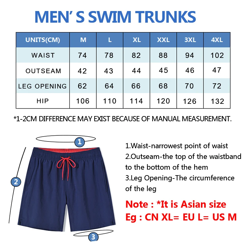Escatch 2026 Mens Shorts Classic Quickly Dry Solid Sportswear Swim Trunks Beach Mesh Liner Surfing Traje De Baño Hombre Short thumbnail 6
