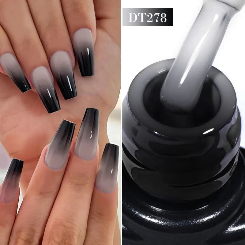 MEET ACROSS 7ml Thermal Gel Nail Polish Manicure 3 Layers Temperature Changing UV Gel Semi Permanent Soak Off Varnish Nail Art thumbnail 5