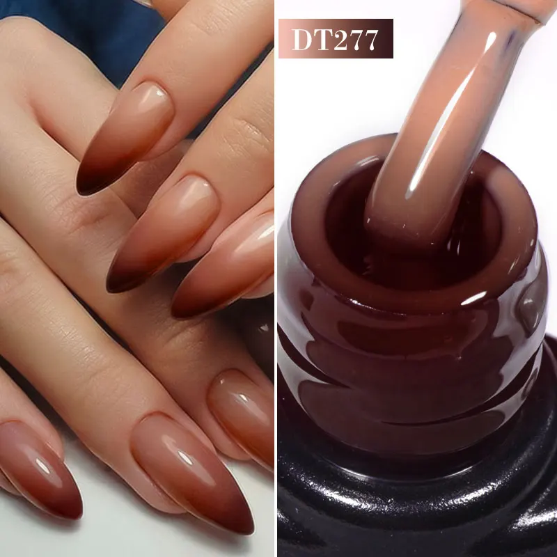 MEET ACROSS 7ml Thermal Gel Nail Polish Manicure 3 Layers Temperature Changing UV Gel Semi Permanent Soak Off Varnish Nail Art thumbnail 4